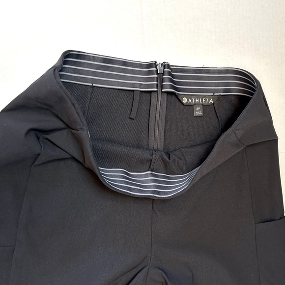 Athleta Wander Slim Ankle Stretch pant w/side leg pockets smooth&sleek Sz-4P. V1 - Picture 6 of 12